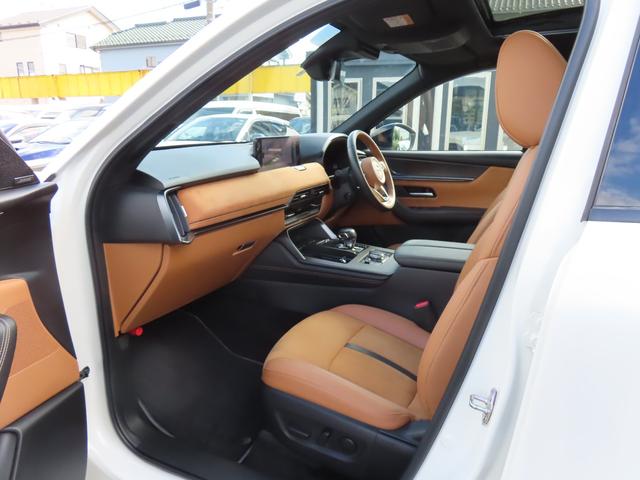 CX-60 XD-ハイブリッド プレミアムスポーツ 4WD 12.3型ナビ 電動リアゲート ETC 全周囲カメラ クリアランスソナー オートクルーズコントロール レーンアシスト パワーシート 衝突被害軽減システム サンルーフ TV LEDヘッドランプ(41枚目)