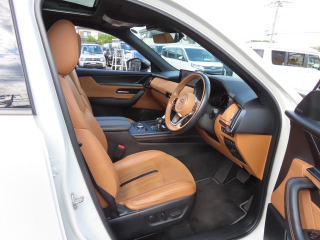 CX-60 XD-ハイブリッド プレミアムスポーツ 4WD 12.3型ナビ 電動リアゲート ETC 全周囲カメラ クリアランスソナー オートクルーズコントロール レーンアシスト パワーシート 衝突被害軽減システム サンルーフ TV LEDヘッドランプ(43枚目)