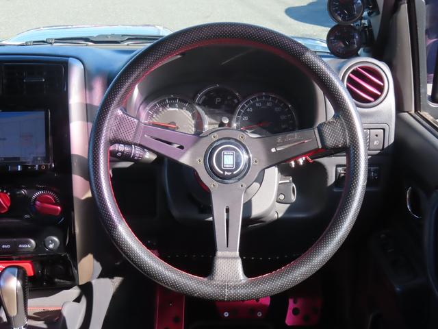 ジムニー ランドベンチャー 4WD タニグチリフトアップ MRSチャンバー フジツボマフラー 前後ショートバンパー エアクリーナー ドラレコ ETC バックカメラ ナビ TV キーレ シートヒーター AT Bluetooth(3枚目)