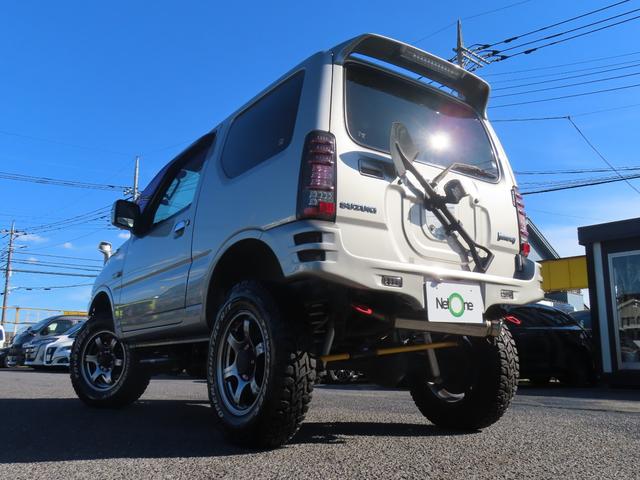 ジムニー ランドベンチャー 4WD タニグチリフトアップ MRSチャンバー フジツボマフラー 前後ショートバンパー エアクリーナー ドラレコ ETC バックカメラ ナビ TV キーレ シートヒーター AT Bluetooth(23枚目)