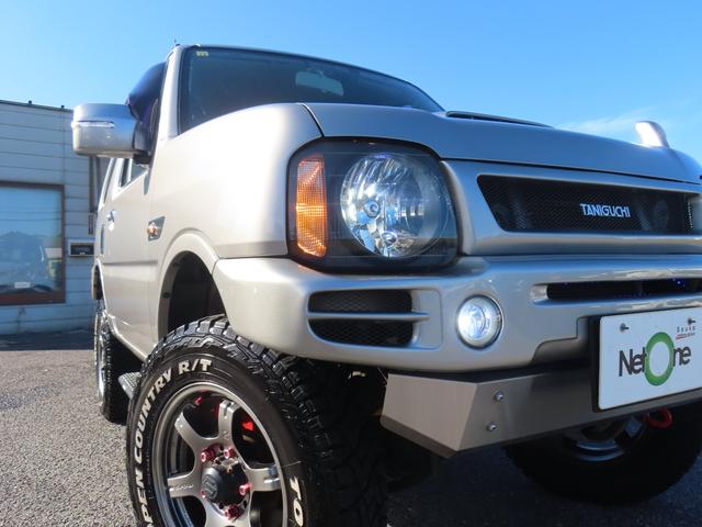 ジムニー ランドベンチャー 4WD タニグチリフトアップ MRSチャンバー フジツボマフラー 前後ショートバンパー エアクリーナー ドラレコ ETC バックカメラ ナビ TV キーレ シートヒーター AT Bluetooth(54枚目)