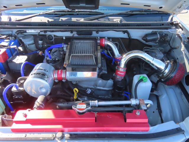 ジムニー ランドベンチャー 4WD タニグチリフトアップ MRSチャンバー フジツボマフラー 前後ショートバンパー エアクリーナー ドラレコ ETC バックカメラ ナビ TV キーレ シートヒーター AT Bluetooth(57枚目)