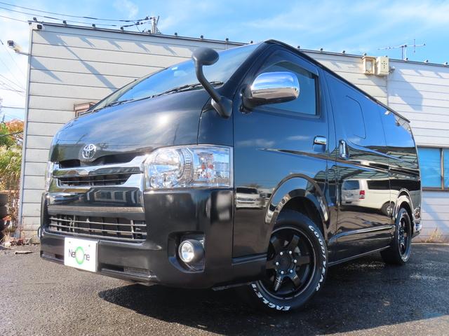 ハイエースバン スーパーGL ダークプライム 社外ショック ドライブレコーダー バックカメラ ナビ TV 両側スライドドア オートライト スマートキー 電動格納ミラー 後席モニター AT アルミホイール Bluetooth 100V電源 エアコン(23枚目)
