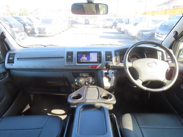 ハイエースバン ロングスーパーＧＬプライムセレ　バックカメラ　ナビ　ＴＶ　両側スライドドア　電動格納ミラー　後席モニター　ＡＴ　アルミホイール　ＣＤ　ＵＳＢ　ミュージックプレイヤー接続可　Ｂｌｕｅｔｏｏｔｈ　１００Ｖ電源　エアコン　パワーウィンドウ（2枚目）