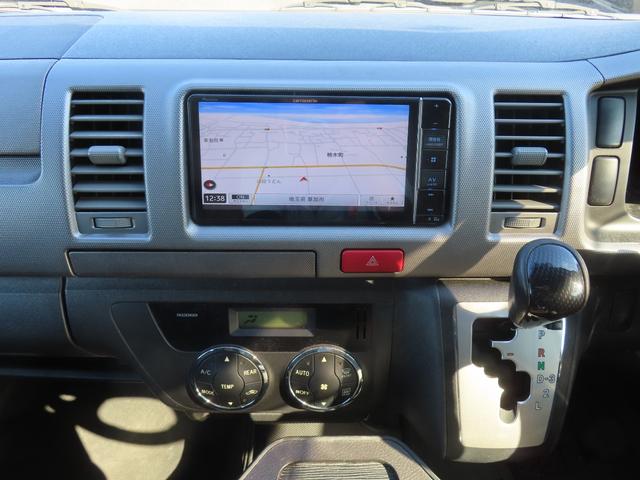 ハイエースバン ロングスーパーＧＬプライムセレ　バックカメラ　ナビ　ＴＶ　両側スライドドア　電動格納ミラー　後席モニター　ＡＴ　アルミホイール　ＣＤ　ＵＳＢ　ミュージックプレイヤー接続可　Ｂｌｕｅｔｏｏｔｈ　１００Ｖ電源　エアコン　パワーウィンドウ（9枚目）