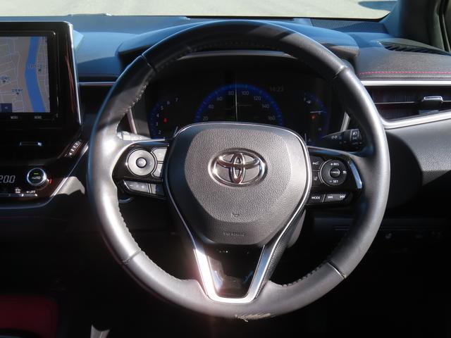 カローラスポーツ ハイブリッドG Z 9型ナビ 専用オプションシート バックカメラ クリアランスソナー オートクルーズコントロール レーンアシスト 衝突被害軽減システム アルミホイール AUTOハイビーム LEDヘッドランプ スマートキー(3枚目)