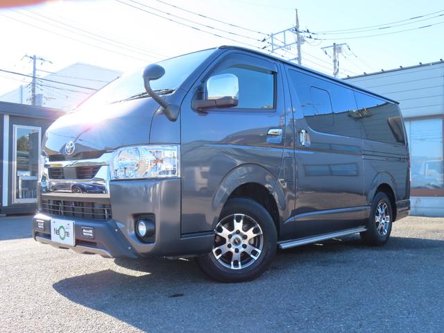 ハイエースバン ロングスーパーGL ドライブレコーダー ETC 全周囲カメラ ナビ TV レーンアシスト 衝突被害軽減システム 両側スライドドア オートマチックハイビーム キーレスエントリー 電動格納ミラー 後席モニター AT(21枚目)