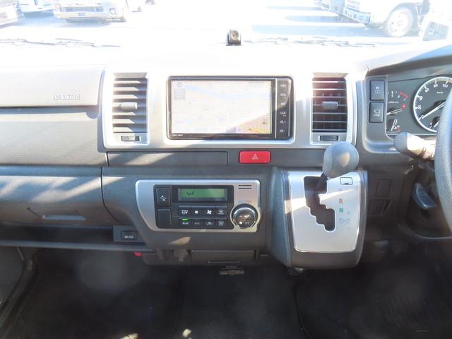 ハイエースバン ロングスーパーGL ドライブレコーダー ETC 全周囲カメラ ナビ TV レーンアシスト 衝突被害軽減システム 両側スライドドア オートマチックハイビーム キーレスエントリー 電動格納ミラー 後席モニター AT(39枚目)