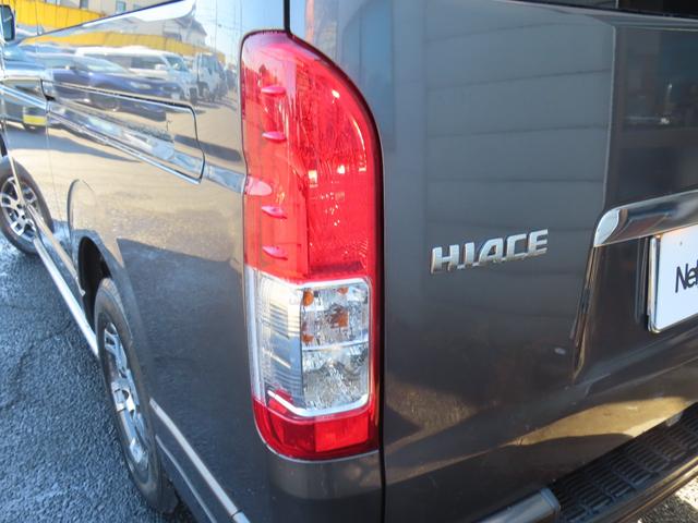 ハイエースバン ロングスーパーGL ドライブレコーダー ETC 全周囲カメラ ナビ TV レーンアシスト 衝突被害軽減システム 両側スライドドア オートマチックハイビーム キーレスエントリー 電動格納ミラー 後席モニター AT(43枚目)