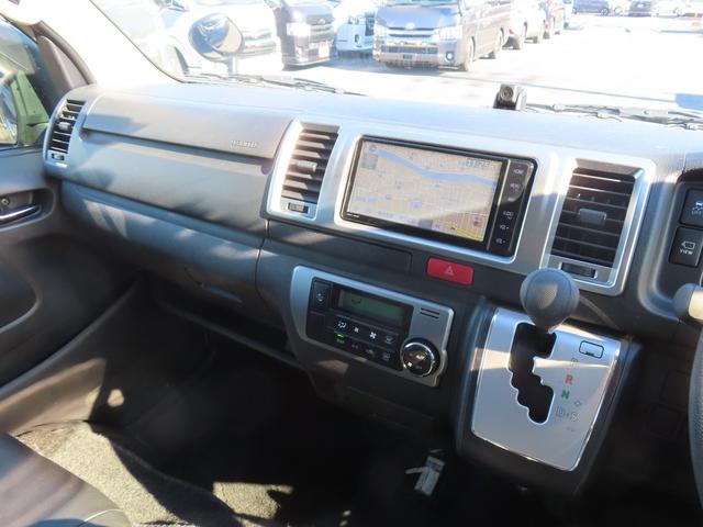 ハイエースバン ロングスーパーGL ドライブレコーダー ETC 全周囲カメラ ナビ TV レーンアシスト 衝突被害軽減システム 両側スライドドア オートマチックハイビーム キーレスエントリー 電動格納ミラー 後席モニター AT(45枚目)