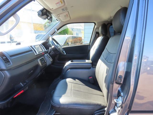 ハイエースバン ロングスーパーGL ドライブレコーダー ETC 全周囲カメラ ナビ TV レーンアシスト 衝突被害軽減システム 両側スライドドア オートマチックハイビーム キーレスエントリー 電動格納ミラー 後席モニター AT(49枚目)