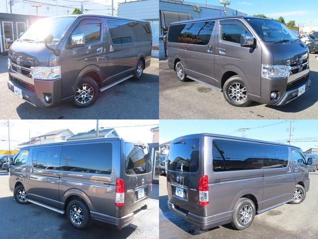 ハイエースバン ロングスーパーGL ドライブレコーダー ETC 全周囲カメラ ナビ TV レーンアシスト 衝突被害軽減システム 両側スライドドア オートマチックハイビーム キーレスエントリー 電動格納ミラー 後席モニター AT(80枚目)