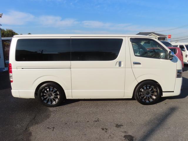 ハイエースバン スーパーGL ダークプライム 4WD ドライブレコーダー ETC バックカメラ ナビ TV 両側スライドドア オートライト スマートキー AT アルミホイール CD Bluetooth 100V電源 エアコン(42枚目)