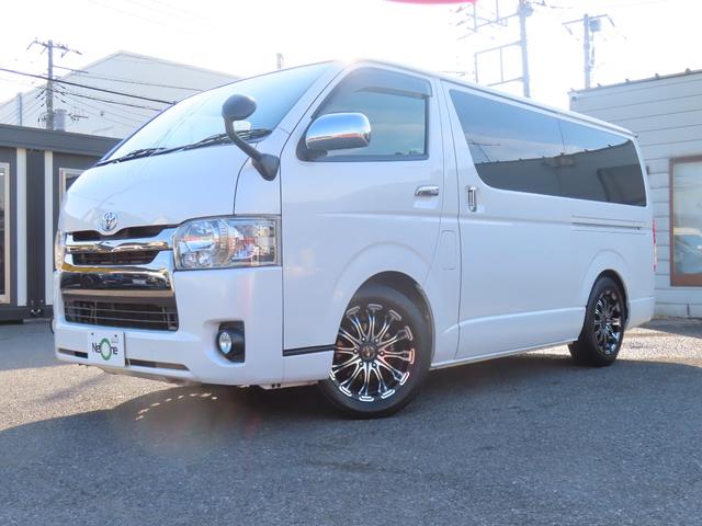ハイエースバン スーパーGL ダークプライム 4WD ドライブレコーダー ETC バックカメラ ナビ TV 両側スライドドア オートライト スマートキー AT アルミホイール CD Bluetooth 100V電源 エアコン(45枚目)