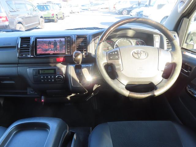 ハイエースバン スーパーGL ダークプライム 4WD ドライブレコーダー ETC バックカメラ ナビ TV 両側スライドドア オートライト スマートキー AT アルミホイール CD Bluetooth 100V電源 エアコン(46枚目)