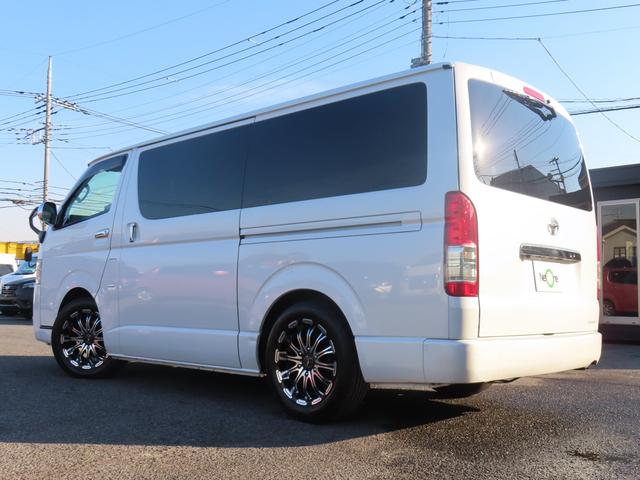 ハイエースバン スーパーGL ダークプライム 4WD ドライブレコーダー ETC バックカメラ ナビ TV 両側スライドドア オートライト スマートキー AT アルミホイール CD Bluetooth 100V電源 エアコン(50枚目)