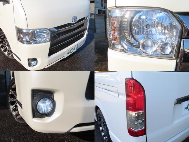 ハイエースバン スーパーGL ダークプライム 4WD ドライブレコーダー ETC バックカメラ ナビ TV 両側スライドドア オートライト スマートキー AT アルミホイール CD Bluetooth 100V電源 エアコン(60枚目)