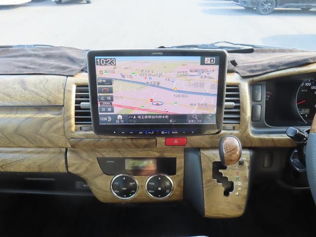 ハイエースバン ロングスーパーGLプライムセレ ETC バックカメラ ナビ TV 両側スライドドア オートライト 電動格納ミラー AT CD DVD再生 USB Bluetooth 100V電源 エアコン パワーステアリング(4枚目)