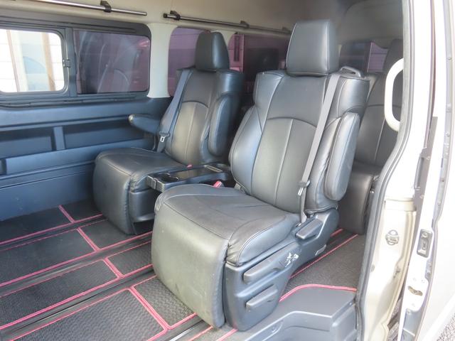 ハイエースワゴン グランドキャビン　ＤＥＬＦ１７ＡＷ　コブラテールレンズ　フロントリップ　ＥＴＣ　バックカメラ　ナビ　ＴＶ　電動スライドドア　オートライト　スマートキー　後席モニター　ＡＴ　Ｂｌｕｅｔｏｏｔｈ　１００Ｖ電源（43枚目）