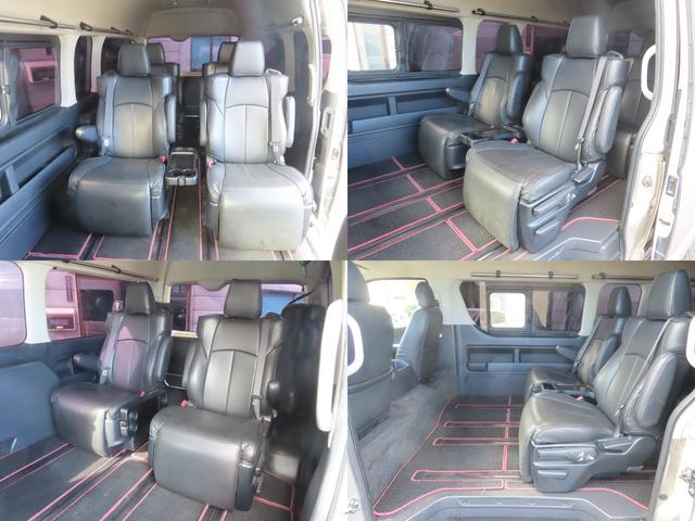 ハイエースワゴン グランドキャビン　ＤＥＬＦ１７ＡＷ　コブラテールレンズ　フロントリップ　ＥＴＣ　バックカメラ　ナビ　ＴＶ　電動スライドドア　オートライト　スマートキー　後席モニター　ＡＴ　Ｂｌｕｅｔｏｏｔｈ　１００Ｖ電源（50枚目）