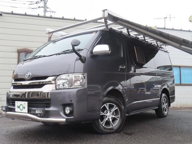 ハイエースバン ロングスーパーＧＬ　４ＷＤ　ドライブレコーダー　ＥＴＣ　バックカメラ　ナビ　ＴＶ　クリアランスソナー　両側電動スライドドア　スマートキー　電動格納ミラー　後席モニター　ＡＴ　アルミホイール　ブルーレイ　ＵＳＢ（12枚目）