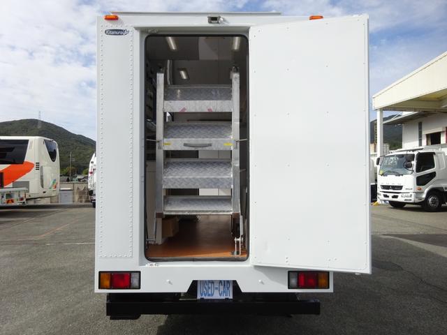 移動販売車 コンビニ 冷凍機 ガソリン発電機 0.45t積み(13枚目)