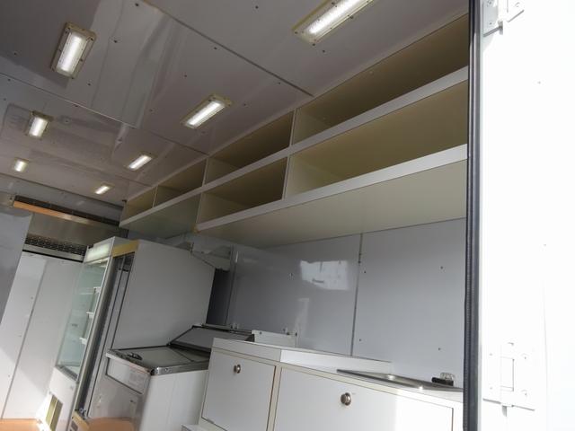 移動販売車 コンビニ 冷凍機 ガソリン発電機 0.45t積み(17枚目)
