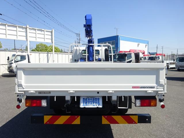 デュトロ 　４段クレーン付　３トン積載　タダノ　警報仕様　ワイド　超ロング　４．３ｍボディ　高床　木製あおり５方開　アドブルー不要　準中型７．５ｔ免許（6枚目）