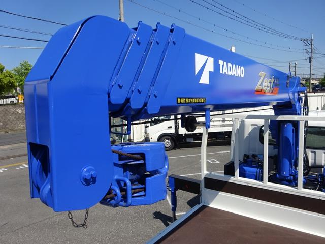 デュトロ 　４段クレーン付　３トン積載　タダノ　警報仕様　ワイド　超ロング　４．３ｍボディ　高床　木製あおり５方開　アドブルー不要　準中型７．５ｔ免許（13枚目）