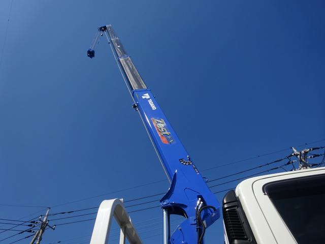 デュトロ 　４段クレーン付　３トン積載　タダノ　警報仕様　ワイド　超ロング　４．３ｍボディ　高床　木製あおり５方開　アドブルー不要　準中型７．５ｔ免許（17枚目）