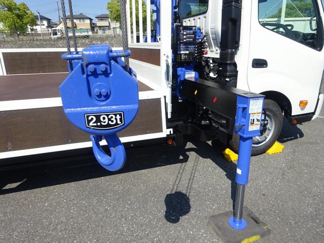 デュトロ 　４段クレーン付　３トン積載　タダノ　警報仕様　ワイド　超ロング　４．３ｍボディ　高床　木製あおり５方開　アドブルー不要　準中型７．５ｔ免許（19枚目）