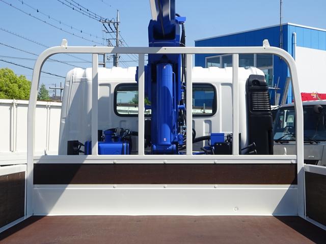 デュトロ 　４段クレーン付　３トン積載　タダノ　警報仕様　ワイド　超ロング　４．３ｍボディ　高床　木製あおり５方開　アドブルー不要　準中型７．５ｔ免許（30枚目）