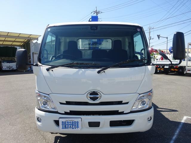 デュトロ 　４段クレーン付　３トン積載　タダノ　警報仕様　ワイド　超ロング　４．３ｍボディ　高床　木製あおり５方開　アドブルー不要　準中型７．５ｔ免許（41枚目）