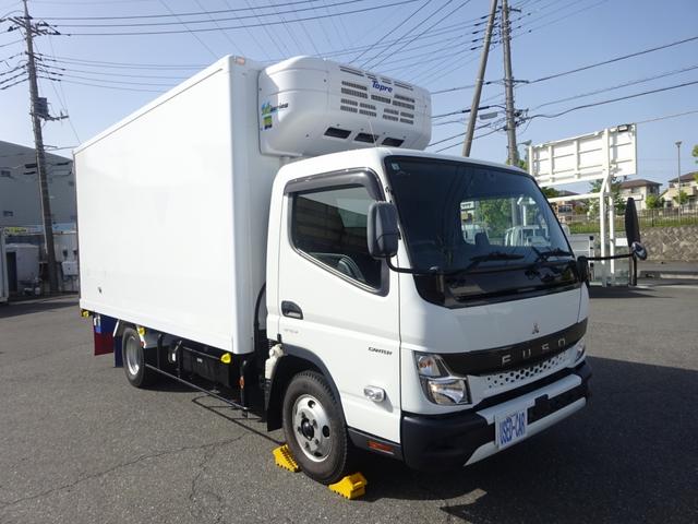 キャンター 　低温冷凍車　－３０〜３０℃設定　東プレ　スタンバイ機能付　左サイドドア　床アルミ縞板張り　リヤ３枚観音式扉　ワイド　ロング　高床　２ｔ積載　ラッシング２段（3枚目）