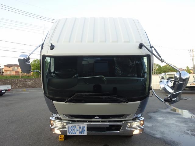 ファイター 　増トン　平ボディ　ＰＴＯ付　パブコ製　８．４トン積載　７．２ｍボディ　ワイド　ベッド付　木製あおり５方開　リヤリーフサス　床板張り　２４０馬力（39枚目）