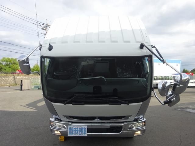 ファイター 　増トン　４段クレーン付　古河ユニック製　警報仕様　ラジコン付　７．７トン積載　ワイド幅　ベッド付　木製あおり３方開　超ワイド角足アウトリガ　２４０馬力（42枚目）