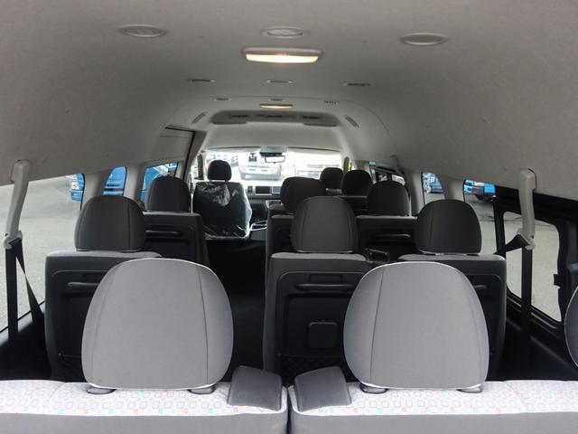 ハイエースコミューター マイクロバス 14人乗り GLグレード ワイド スーパーロング 左パワースライドドア デジタルインナーミラー パノラミックビューモニター AT 軽油(19枚目)