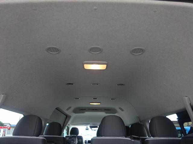 ハイエースコミューター マイクロバス 14人乗り GLグレード ワイド スーパーロング 左パワースライドドア デジタルインナーミラー パノラミックビューモニター AT 軽油(20枚目)