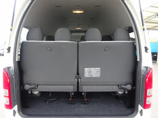 ハイエースコミューター マイクロバス 14人乗り GLグレード ワイド スーパーロング 左パワースライドドア デジタルインナーミラー パノラミックビューモニター AT 軽油(21枚目)