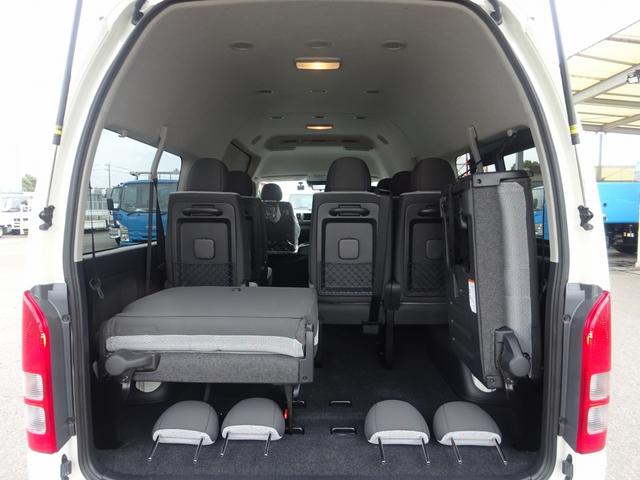 ハイエースコミューター マイクロバス 14人乗り GLグレード ワイド スーパーロング 左パワースライドドア デジタルインナーミラー パノラミックビューモニター AT 軽油(23枚目)