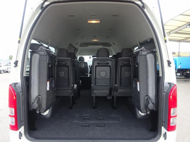 ハイエースコミューター マイクロバス 14人乗り GLグレード ワイド スーパーロング 左パワースライドドア デジタルインナーミラー パノラミックビューモニター AT 軽油(24枚目)