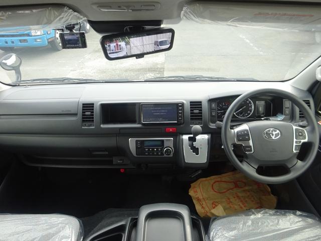 ハイエースコミューター マイクロバス 14人乗り GLグレード ワイド スーパーロング 左パワースライドドア デジタルインナーミラー パノラミックビューモニター AT 軽油(47枚目)