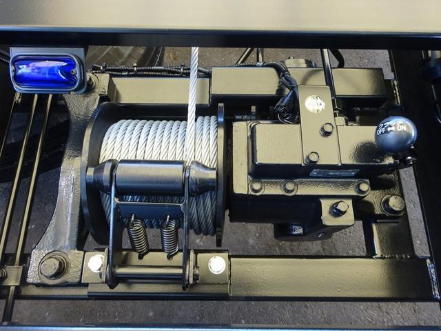 キャンター 2台積み積載車 古河ユニック製 3.5トン積載 スーパーツインキャリアネオ ラジコン ウインチ付 ワイド幅 超ロング 高床 175馬力 油圧式リアゲート(25枚目)