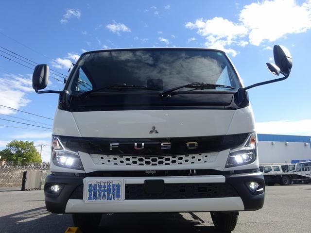 キャンター 2台積み積載車 古河ユニック製 3.5トン積載 スーパーツインキャリアネオ ラジコン ウインチ付 ワイド幅 超ロング 高床 175馬力 油圧式リアゲート(37枚目)