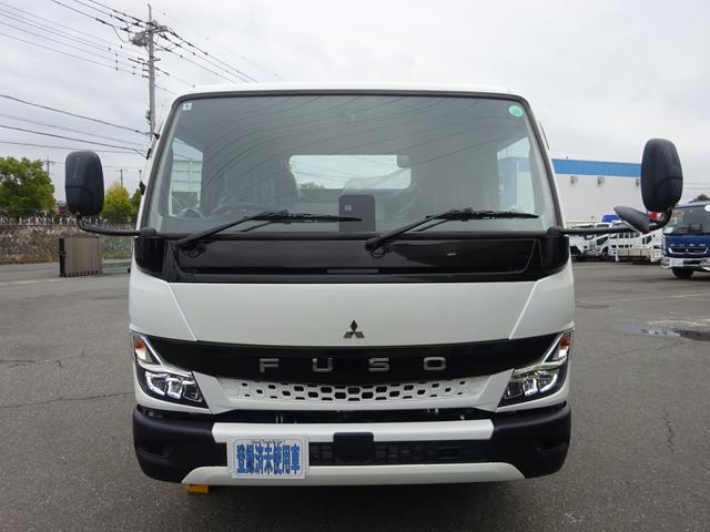 キャンター 車両運搬車 車載専用車 セミAT デュオニック 極東開発工業 フラトップZero タイヤ固縛 ウインチ 3t積載 ワイド 荷台長5.7m 150馬力(66枚目)