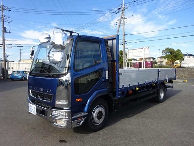 ファイター 　増トン　アルミブロック平ボディ　８．５トン積載　５方開あおり　トーヨーボデー製　床ステンレス張り　ボディ長５．７７ｍ　ワイド幅　ベッドレス（3枚目）