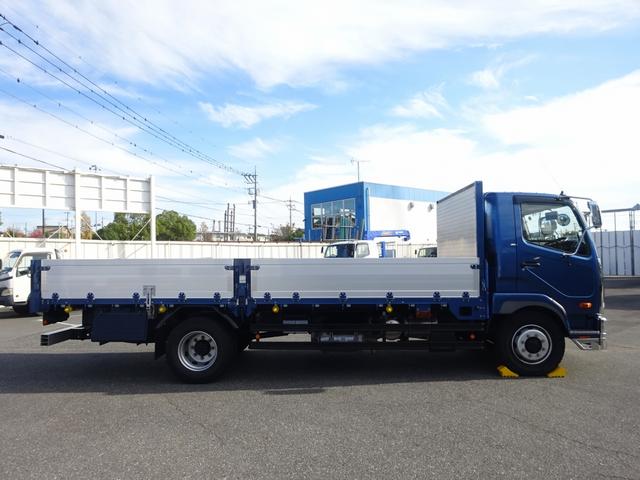 ファイター 　増トン　アルミブロック平ボディ　８．５トン積載　５方開あおり　トーヨーボデー製　床ステンレス張り　ボディ長５．７７ｍ　ワイド幅　ベッドレス（16枚目）