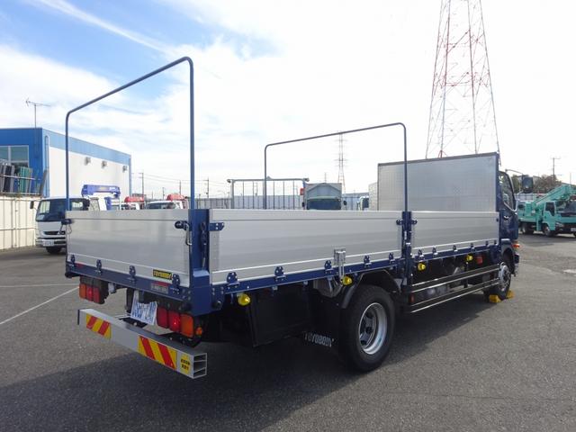 ファイター 　増トン　アルミブロック平ボディ　８．５トン積載　５方開あおり　トーヨーボデー製　床ステンレス張り　ボディ長５．７７ｍ　ワイド幅　ベッドレス（66枚目）