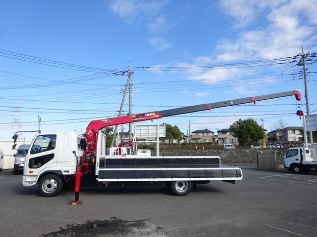 ファイター 　４段クレーン付　古河ユニック製　警報仕様　標準幅　ベッド付　２２５０ｋｇ積載　木製あおり３方開　５．５ｍボディ　床板張り　２４０馬力（41枚目）