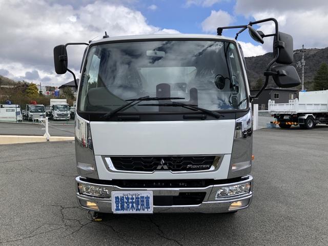 ファイター 　増トン　土砂ダンプ　新明和工業製　８トン積載　３．４ｍボディ　４．０ｍ３　角底　強化一方開　標準幅　ベッド付　リーフサス　油圧式自重計　２４０馬力（36枚目）